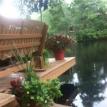 Lakeside deck