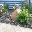 Stone in garden