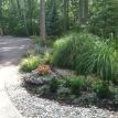 Natural stone walkway