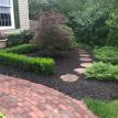 Brick walk with matching path pavers